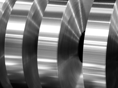 Final,Coils,Of,Aluminum,Foil,After,Sliting,On,The,Axis